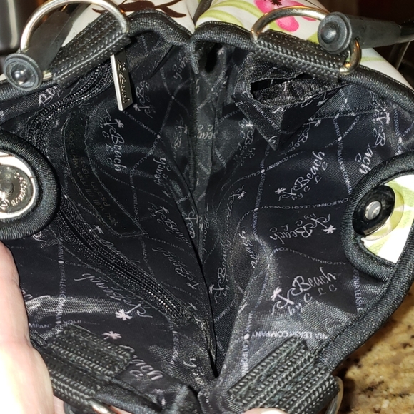 EUC BEACH BY CLC NEOPRENE FLORAL HANDBAG - Picture 7 of 7